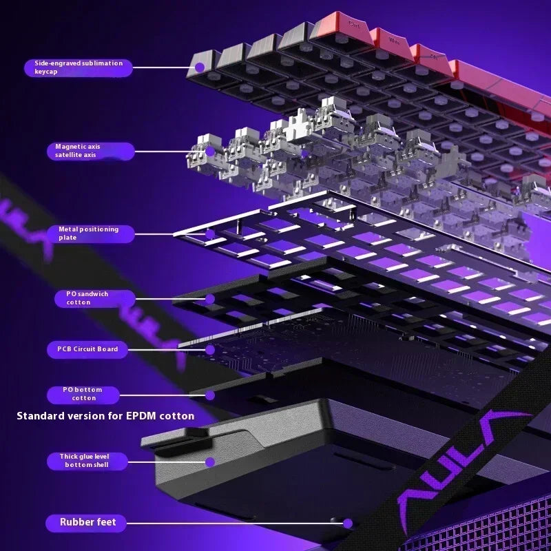 Aula Win60/Win68 Magnetic Switch Gaming Keyboard with 8K Polling
