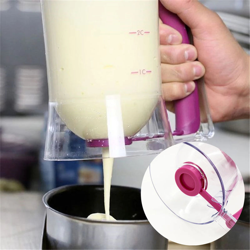 Handheld Batter Dispenser with Measuring Scale