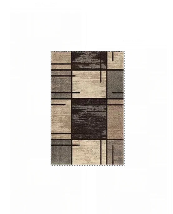 Modern Checkered Pattern Soft Floor Mat – Non-Slip & Washable