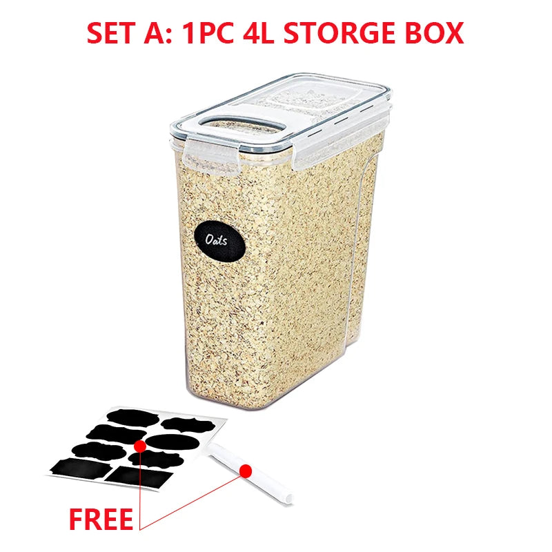 4-Liter Airtight Food Storage Container