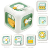 Montessori 6-in-1 Activity Cube for Toddlers – Sensory Busy Board & Learning Toy