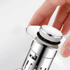 Brass Sink Drain Strainer with Removable Hair Catcher