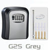 Wall-Mounted 4-Digit Combination Key Lock Box for Secure Key Storage