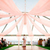 Sheer Chiffon Ceiling Drapes for Weddings & Events