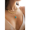 Turquoise Beaded Layering Necklace