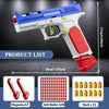 Building Block Toy Gun with Continuous Firing Blowback Action