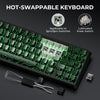 JadeStone 67-Key Wireless Mechanical Keyboard with IMD-Tech Keycaps