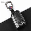 Carbon Fiber Car Key Case Cover for VW, SEAT & Skoda