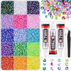 40-Color Flatback Resin Rhinestone Kit for Crafts