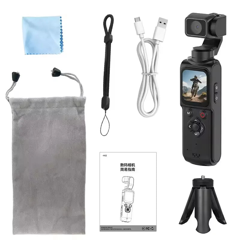4K Pocket Gimbal Camera with Auto-Tracking