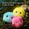 Interactive Plush Cat Toy Ball with Realistic Animal Sounds
