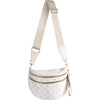 Women's Checkered Multi-Function Crossbody Waist Bag