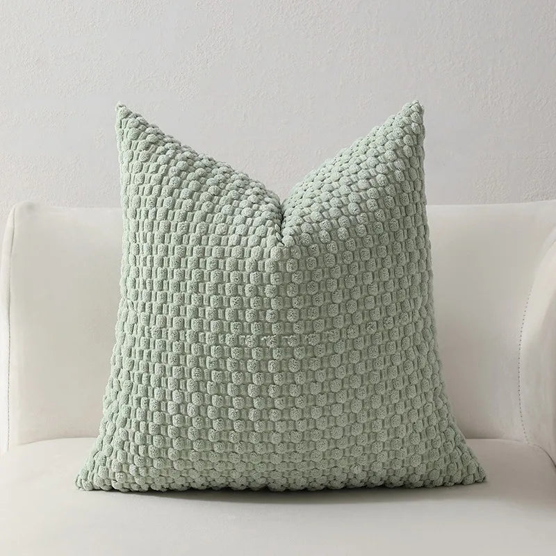 Modern Corduroy Cushion Covers with Hidden Zipper