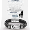 Infinity Knot Leather Bracelet for Men
