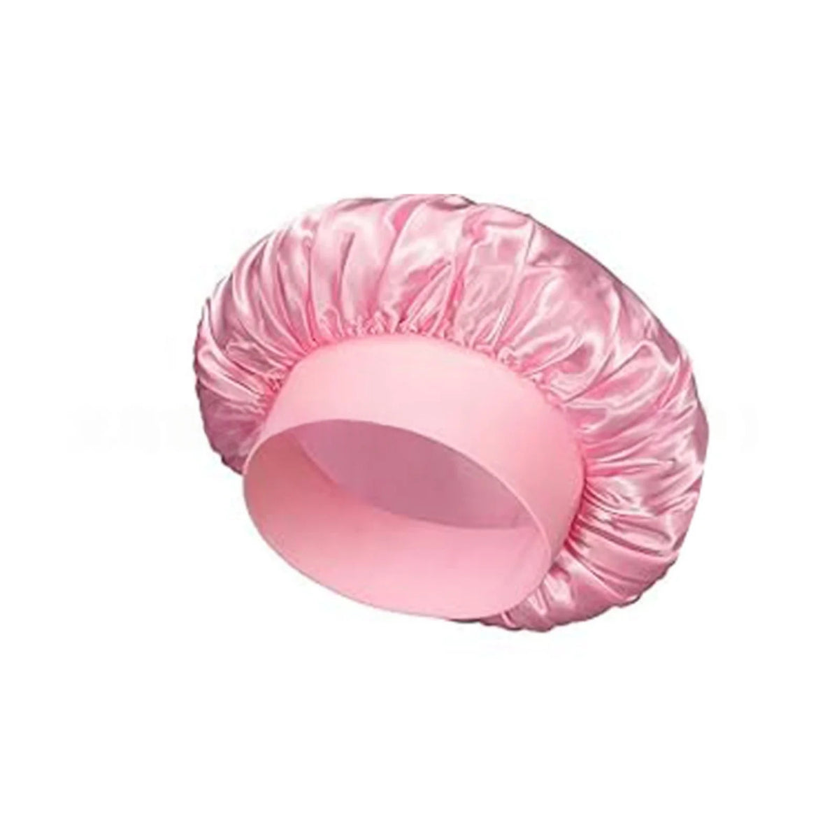 Elastic Wide-Band Satin Bonnet for Hair Care
