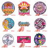 Encouraging Embroidered Iron-On Patches for Jackets, Jeans & Bags