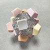 LED Fidget Keychain with 12 Click Buttons