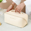 Large Capacity PU Leather Cosmetic Travel Bag