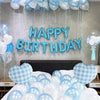 Happy Birthday Foil Balloon Set with Banner