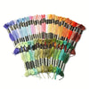 Rainbow Gradient Embroidery Thread Set - 12 Spools