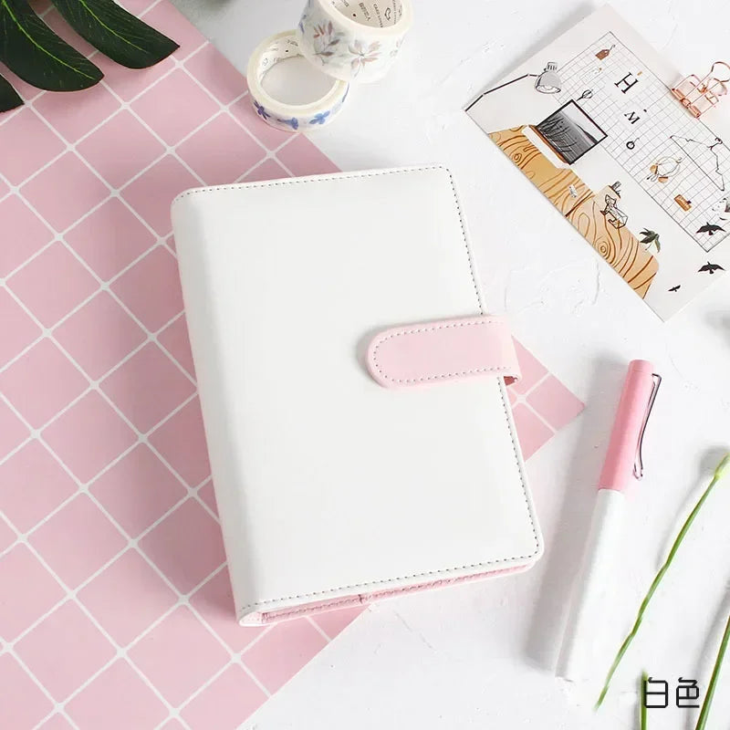 Premium wiederbefüllbares Leder-Notizbuch-Organizer