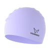 Bonnet de natation en silicone souple pour cheveux longs