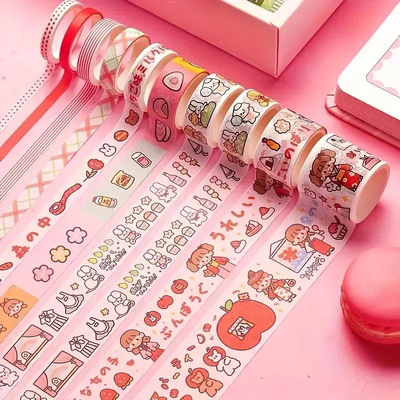 Colección de Cinta Washi Kawaii - 20 Rollos