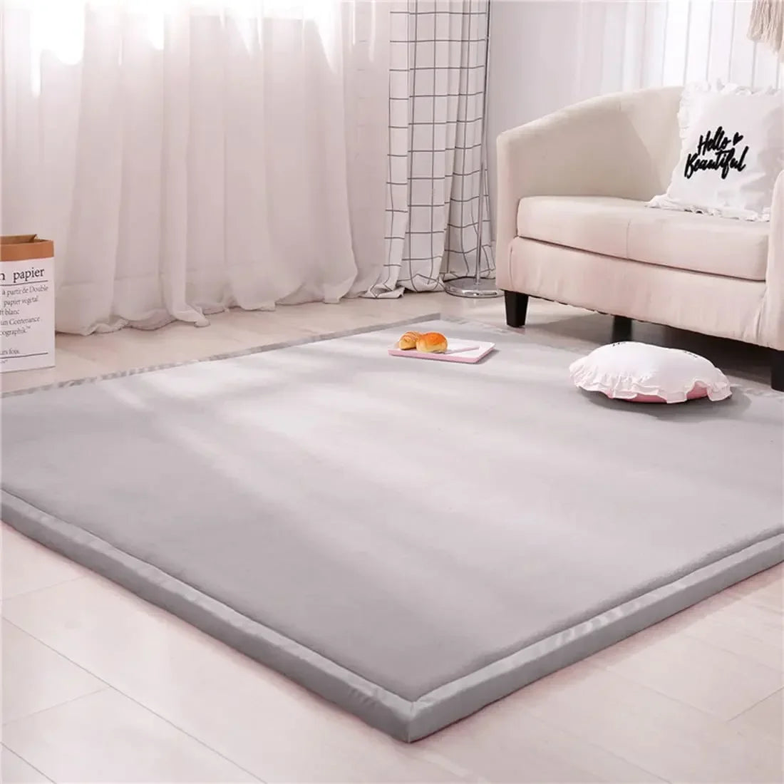 Ultra-Thick Cushioned Baby Play Mat with Modern Design