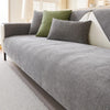 Plush Waterproof Chenille Sofa Cover with Non-Slip Backing