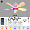 Smart LED Ceiling Fan with RGB Lighting and App Control