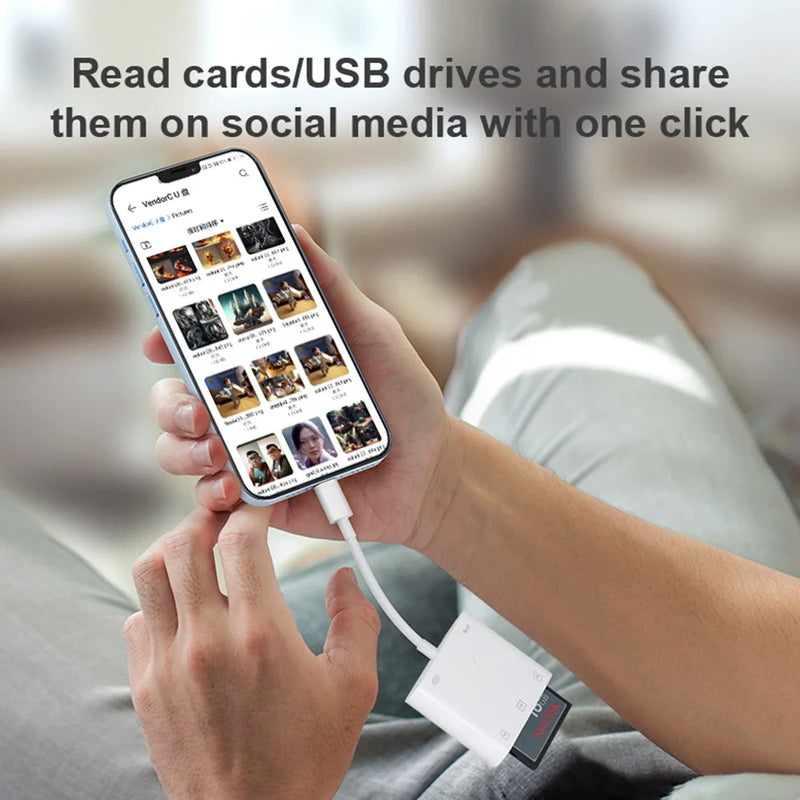 5-in-1 Lightning Card Reader & Adapter