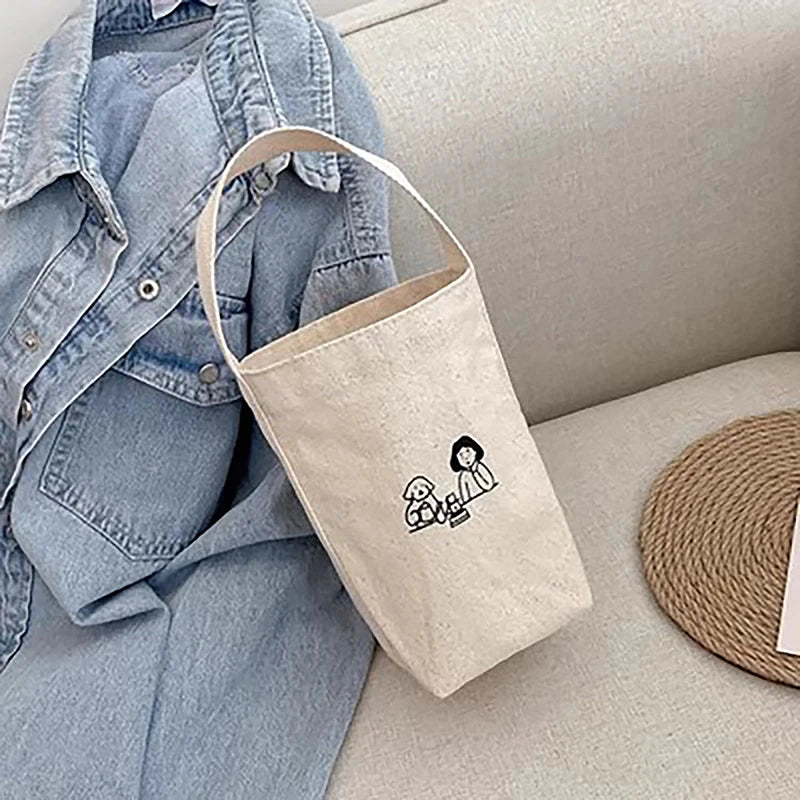 Sac Tote en Toile pour Bouteille