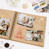 Hardcover Scrapbook with Photo Display Window – 40 Blank Pages
