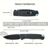 Premium S90V Steel Folding Knife with Carbon Fiber Handle