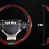 Carbon Fiber & Leather Steering Wheel Cover