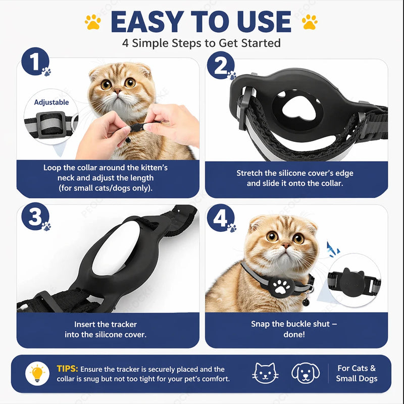 SmartCat GPS Tracking Collar for Android