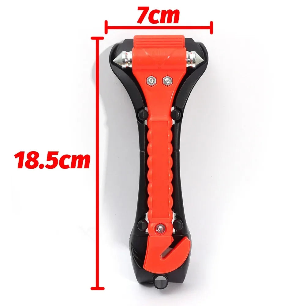 Emergency Escape Hammer with Seatbelt Cutter