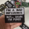 Tactical Military Iron-On Patch with Slogan – Embroidered Badge for DIY Clothing