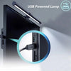 USB Powered Lamp clip-on LED monitor light bar illuminating a computer screen