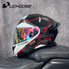 Modular Flip-Up Motorcycle Helmet with Removable Chin Guard