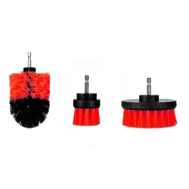 Drill Brush Attachment Set (3-Piece)