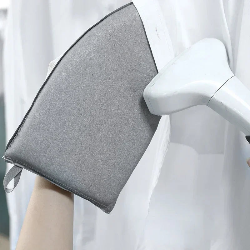 Portable Hand-Held Mini Ironing Pad with Heat-Resistant Glove