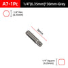 Hex Shank Socket Adapter Set for Power Drills (1/4, 3/8, 1/2 Inch)