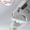 Folding Utility Knife with Replaceable Blade and Safety Lock