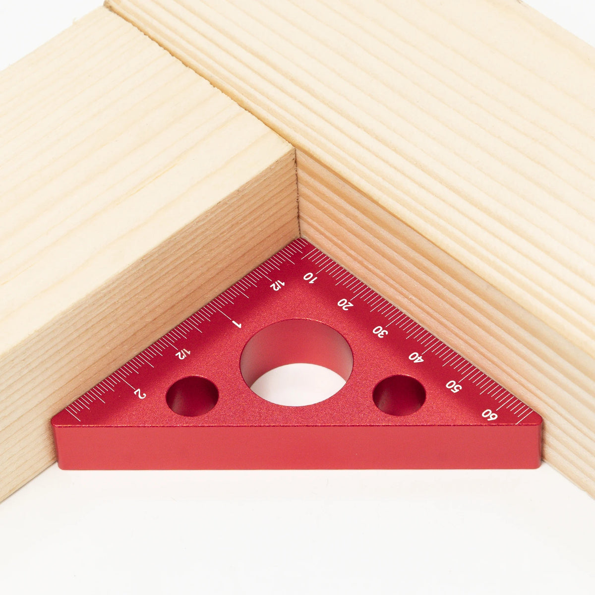 Aluminum Triangle Ruler with Dual Scales