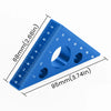 Aluminum Triangle Ruler with Dual Scales