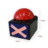Roter Quiz-Show-Buzzer mit Ton und Licht