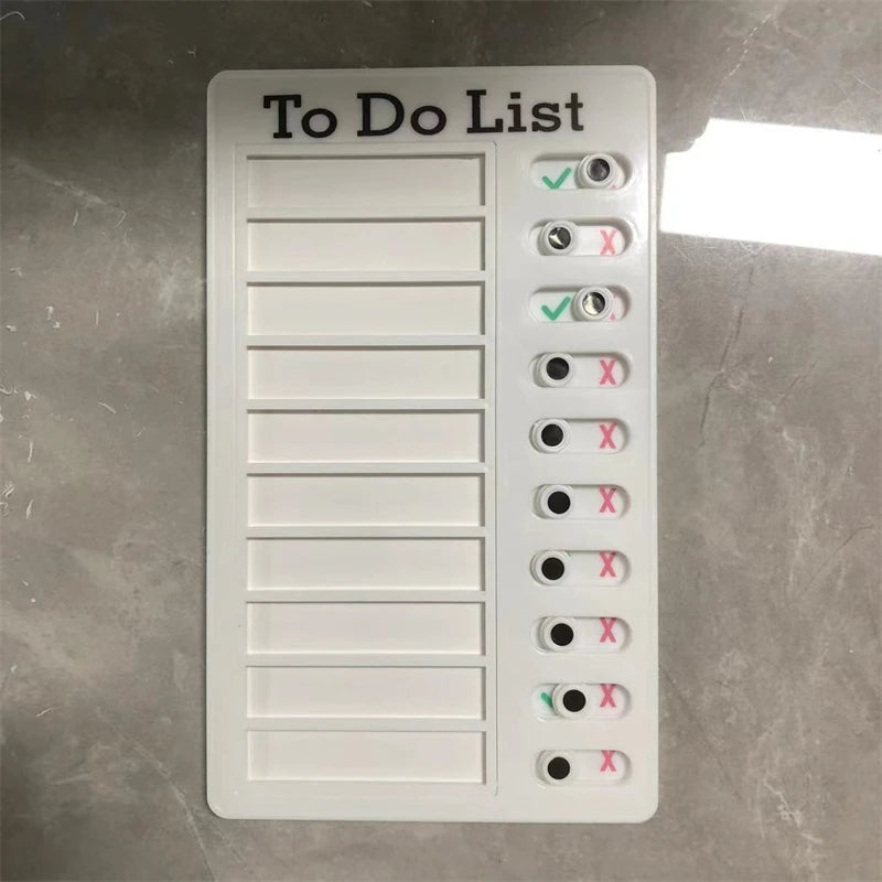 Reusable Kids Chore Chart with Daily Task Checklist