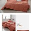 Washed Cotton Duvet Cover – Minimalist Solid Color Bedding