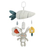 Soft Car Seat & Stroller Toy Set with Mirror, Crinkle, and Squeaky Sounds